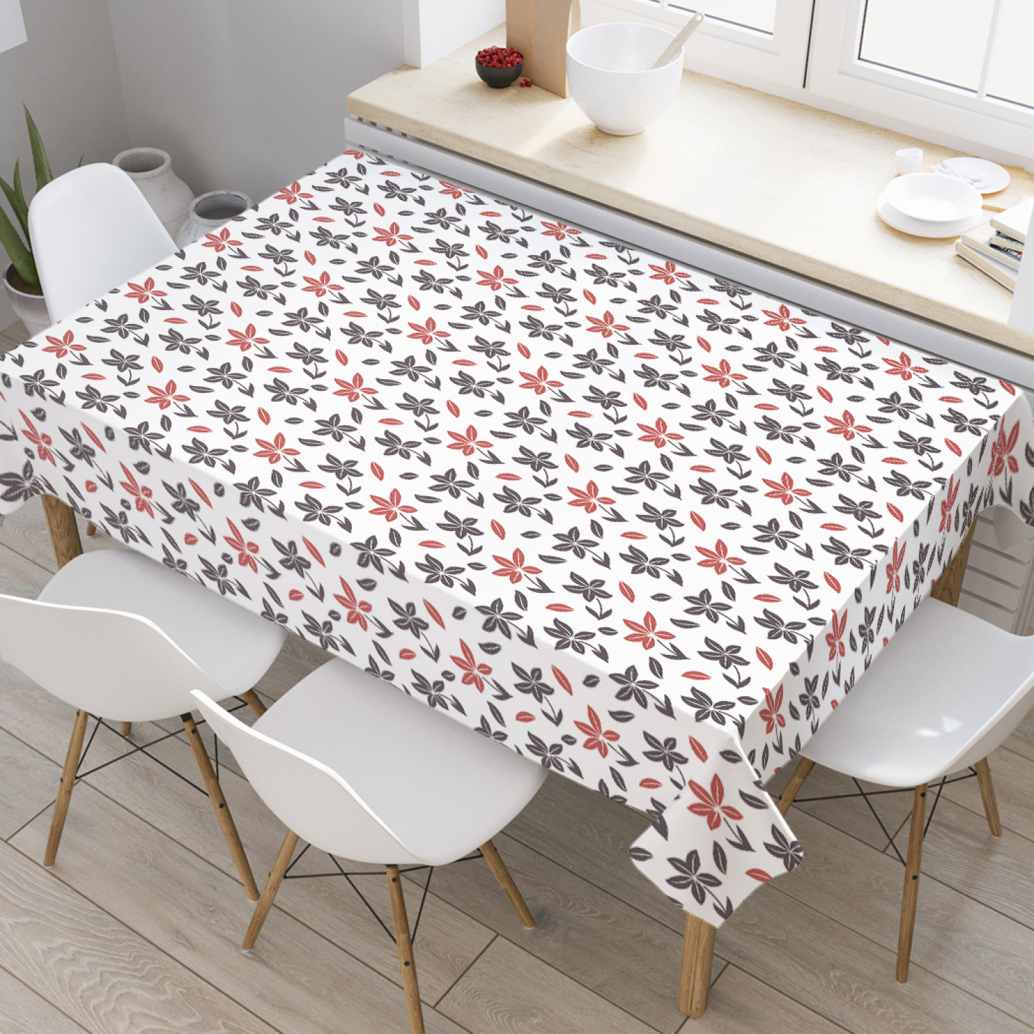 

Скатерть прямоугольная JoyArty "Сорванные лепестки" из оксфорда, 120x145 см, Белый, Сорванные лепестки