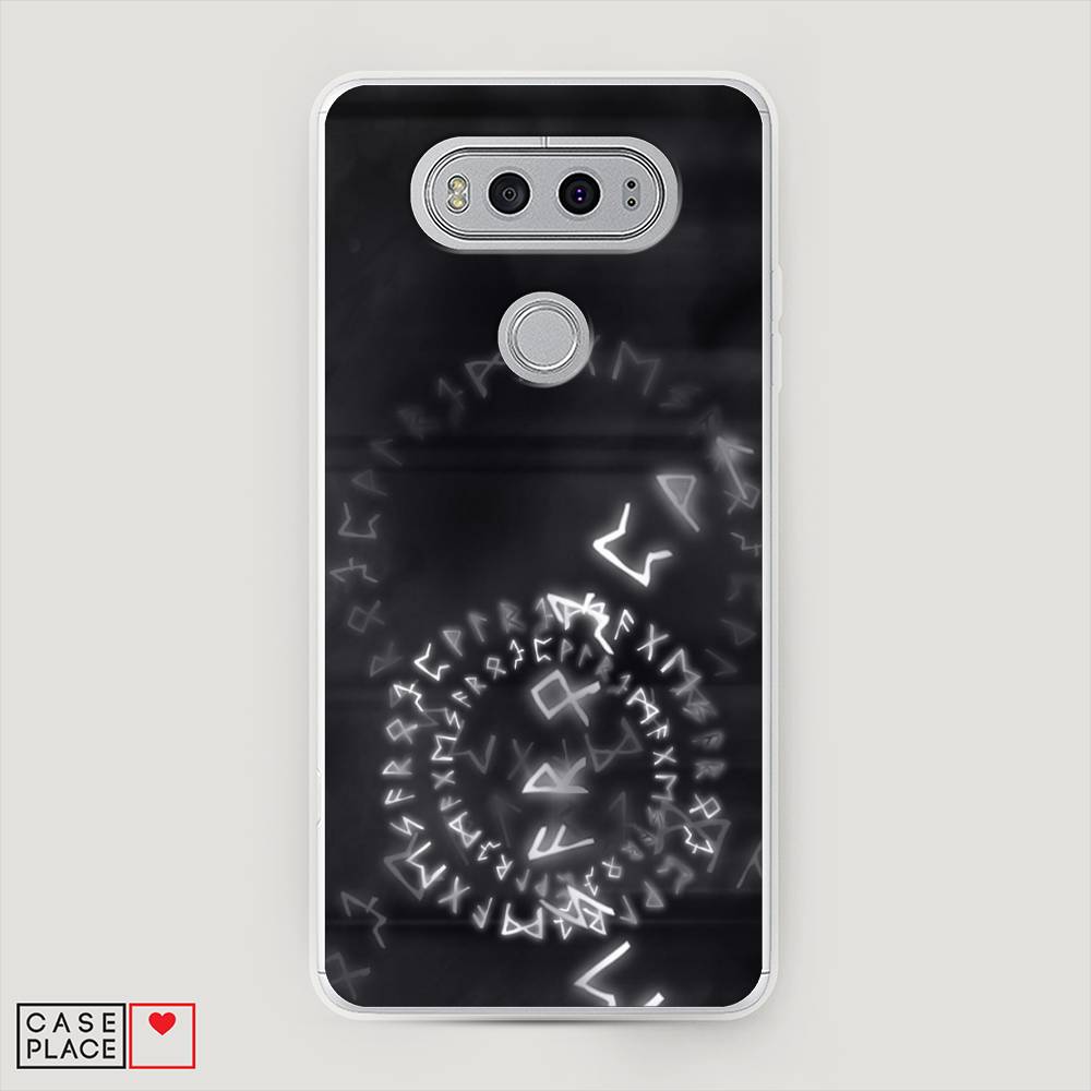 

Чехол на LG V20 "Руны", Серый;черный, 83350-3