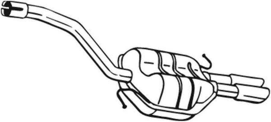 

Глушитель Задний Bosal арт. 233617