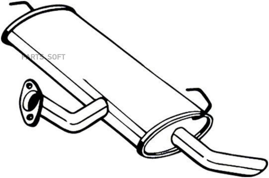 

Глушитель Задний Bosal арт. 145335
