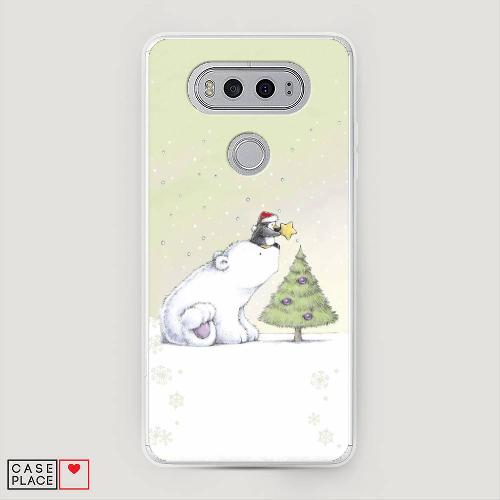 

Чехол на LG V20 "Украшение елки", Белый;бежевый, 83350-5
