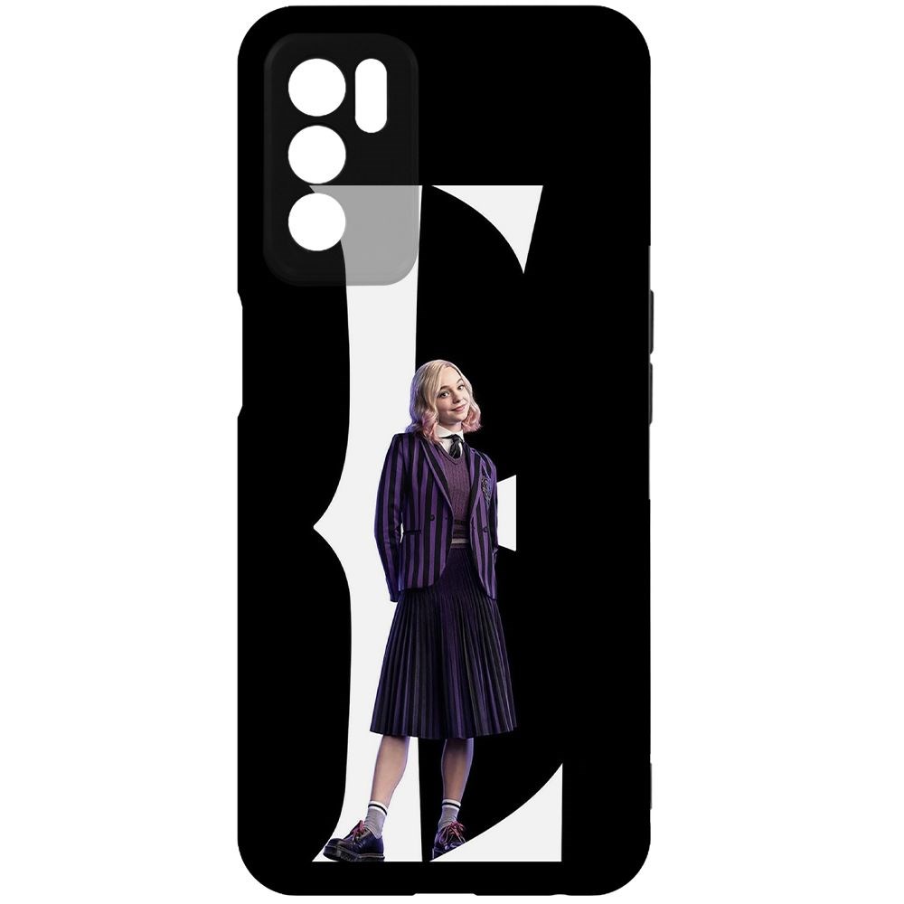 

Чехол-накладка Софт Уэнсдей Аддамс - Энид для Oppo A16
