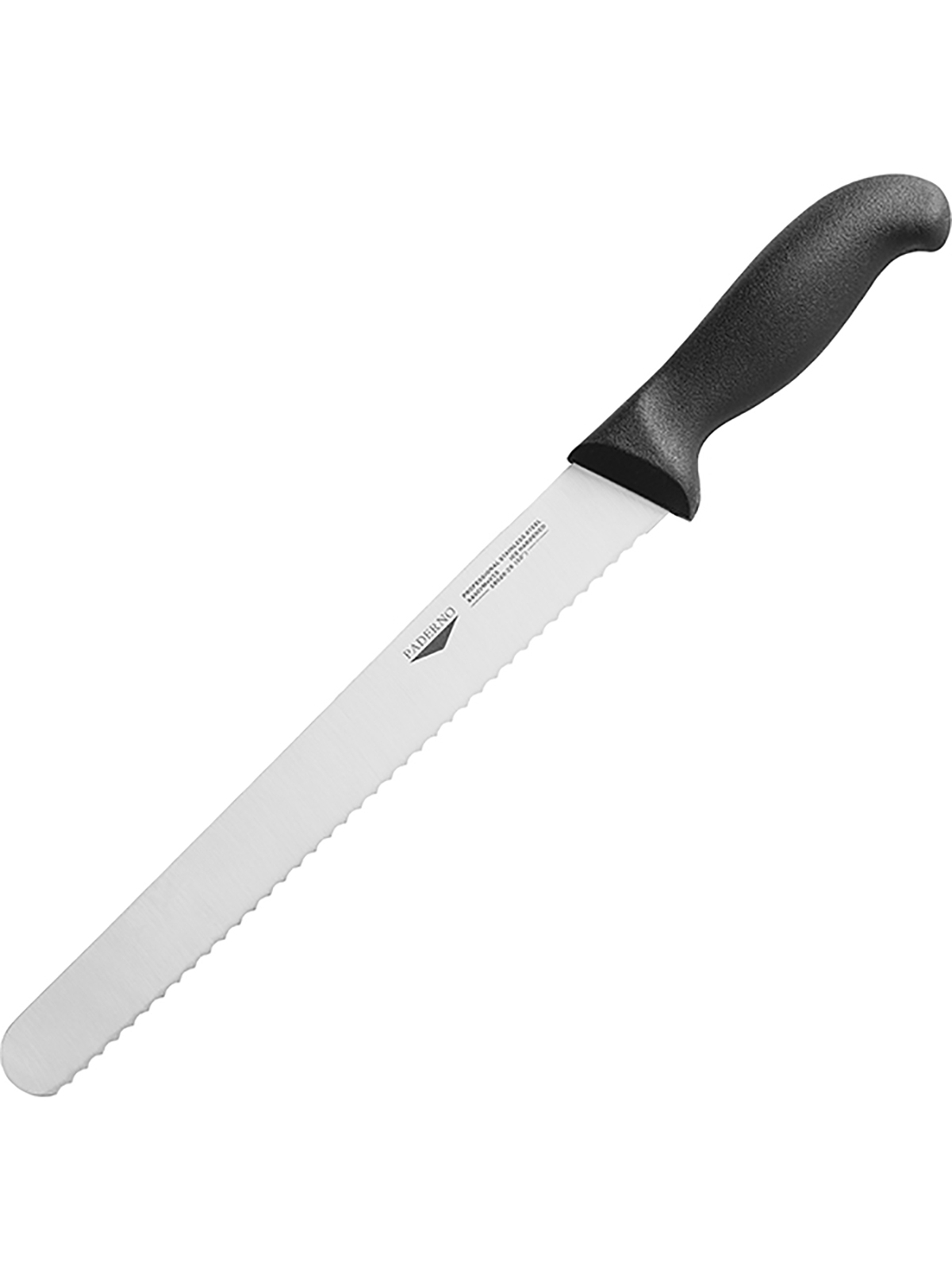 Нож кухонный для хлеба Paderno стальной 38 см