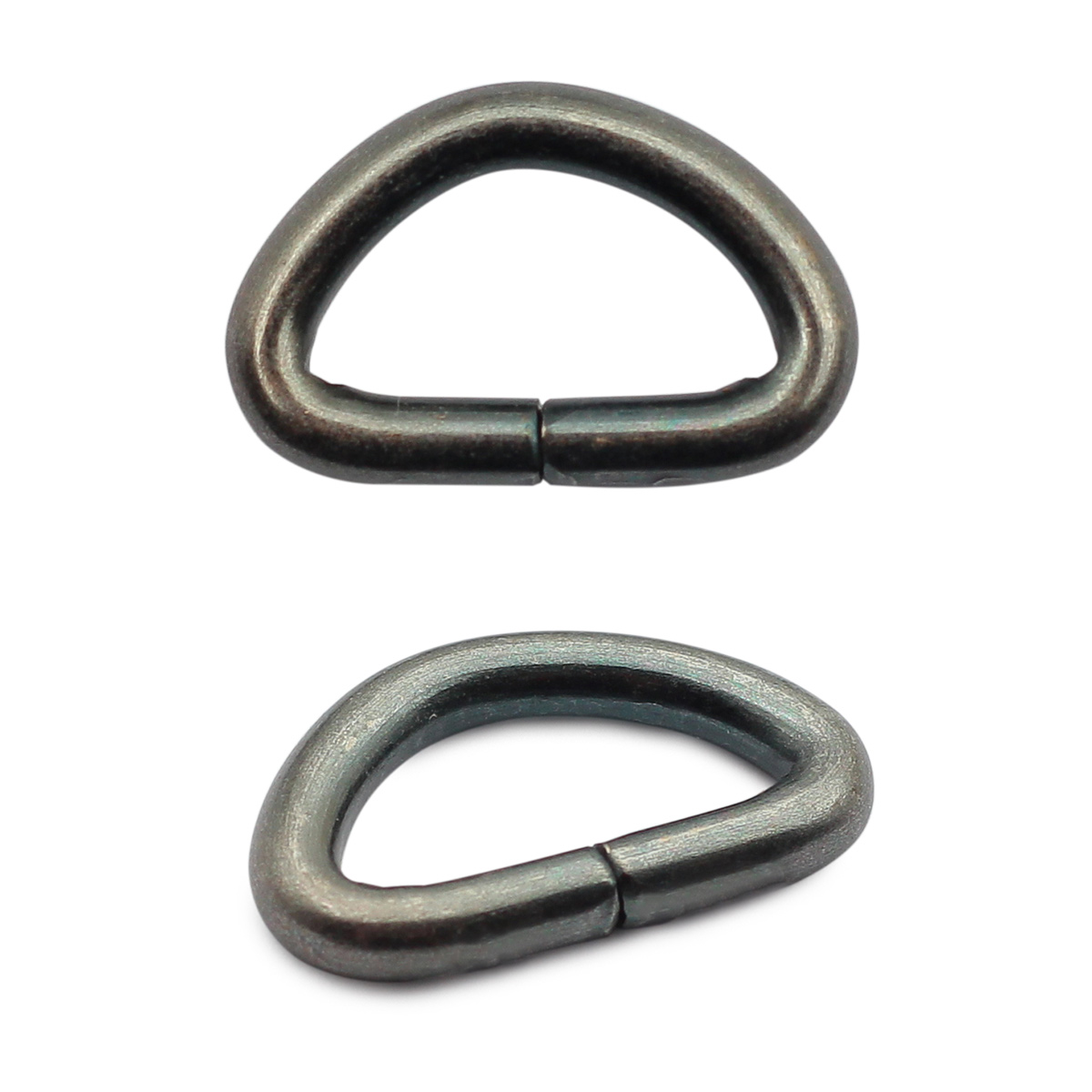 Полукольца для сумок разъемные, BIG, 6048, 12мм (17*11мм), металл (черный никель), 100 шт