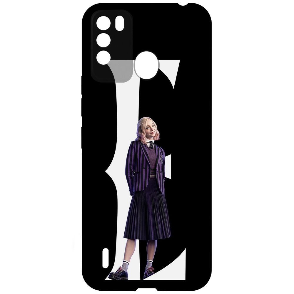 

Чехол-накладка Софт Уэнсдей Аддамс - Энид для ITEL Vision 1 Pro, Черный