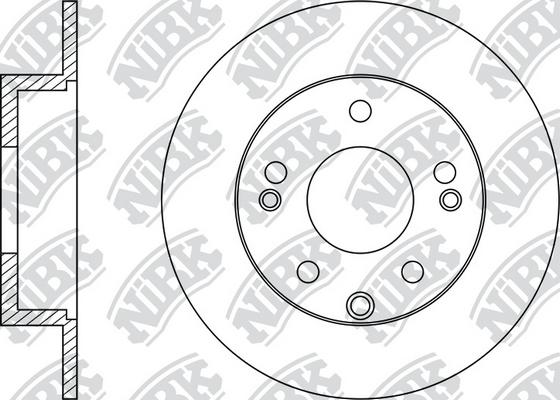 

Тормозной диск Nibk RN1476