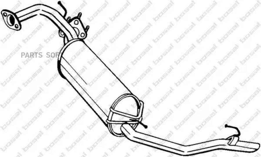 

Глушитель задняя часть Bosal-Oris 282911