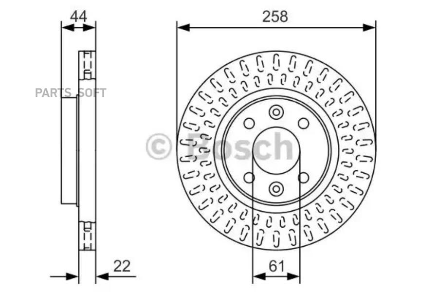 

Тормозной диск Bosch 0986479A86