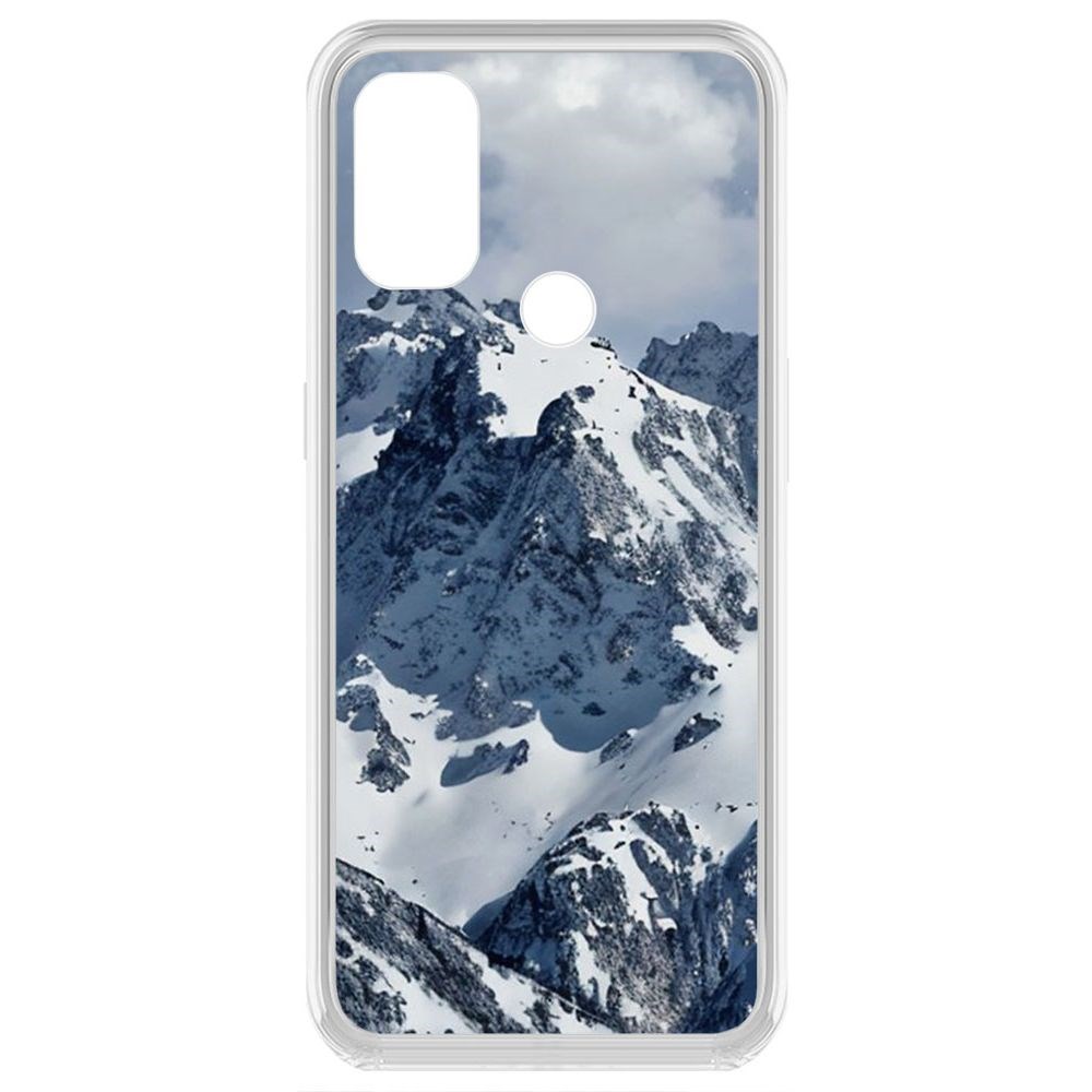 

Чехол-накладка Krutoff Clear Case Горы для OnePlus Nord N100, Прозрачный