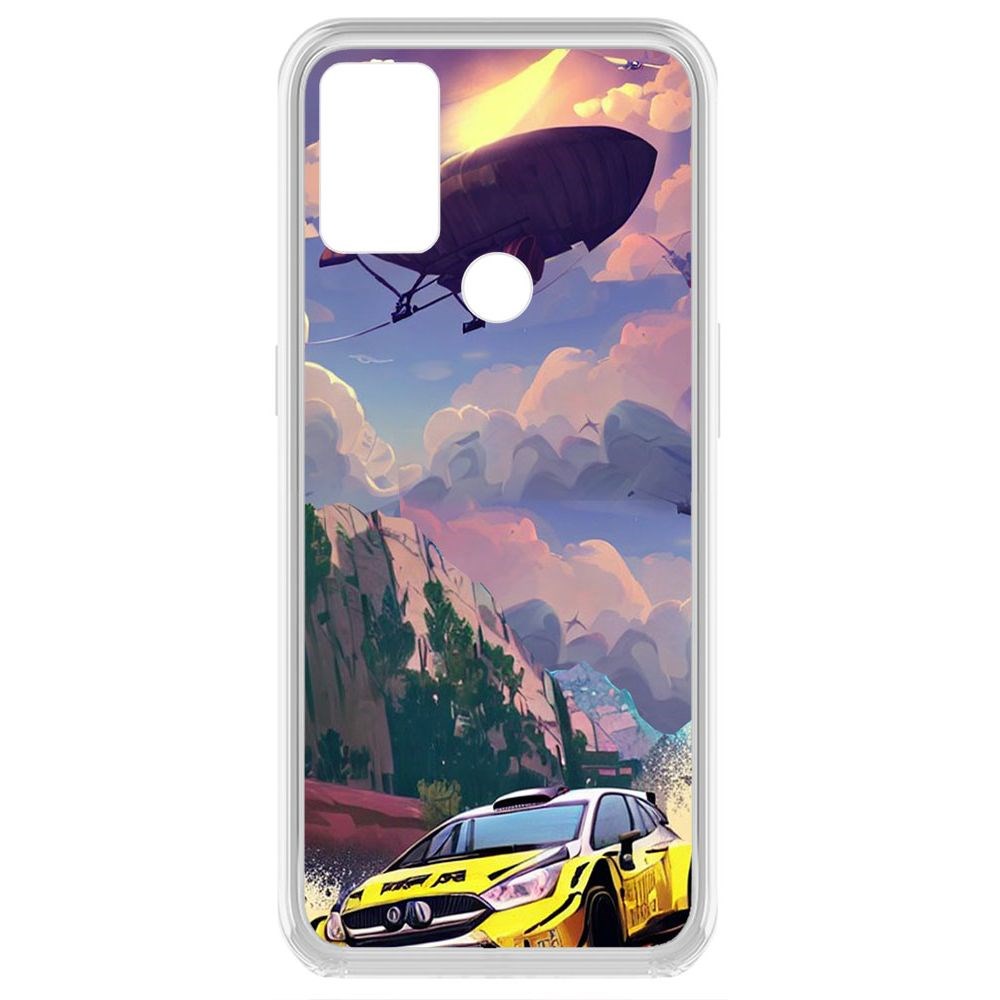 

Чехол-накладка Krutoff Clear Case Гонка для OnePlus Nord N10 5G