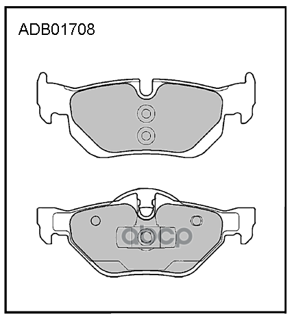 

Тормозные колодки ALLIED NIPPON задние дисковые adb01708