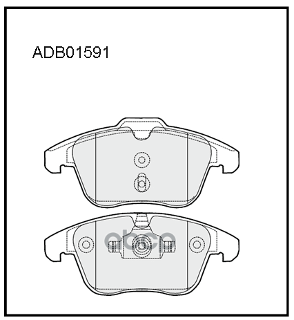 

Тормозные колодки ALLIED NIPPON передние дисковые adb01591