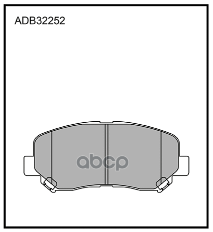 

Тормозные колодки ALLIED NIPPON передние дисковые adb32252