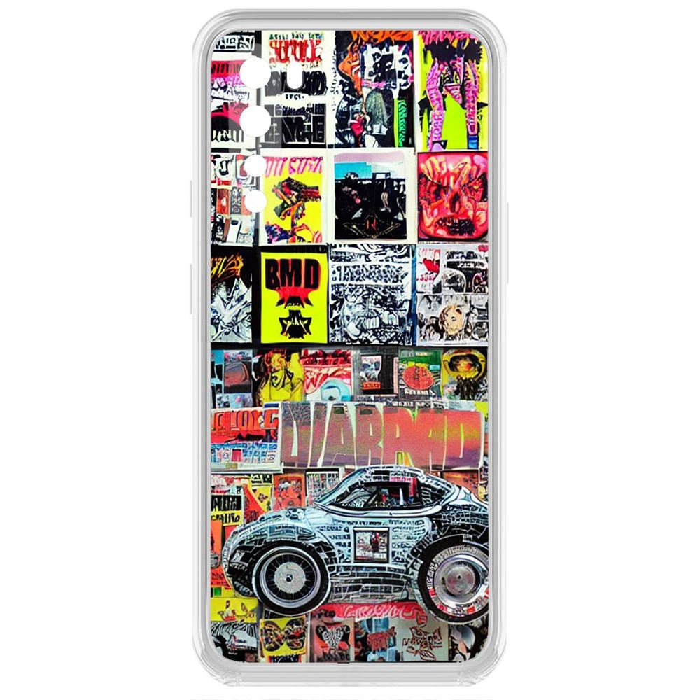 

Чехол-накладка Krutoff Clear Case Автопамфлет для OnePlus Nord
