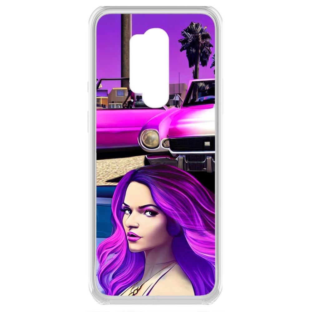 

Чехол-накладка Krutoff Clear Case Жизнь в розовом для OnePlus 8 Pro