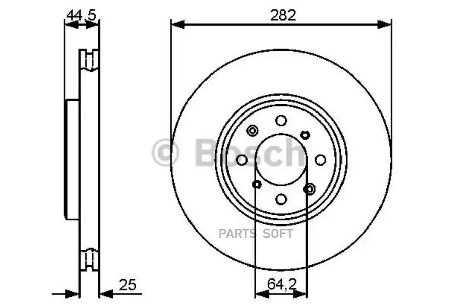 

Тормозной диск Bosch 0986479476