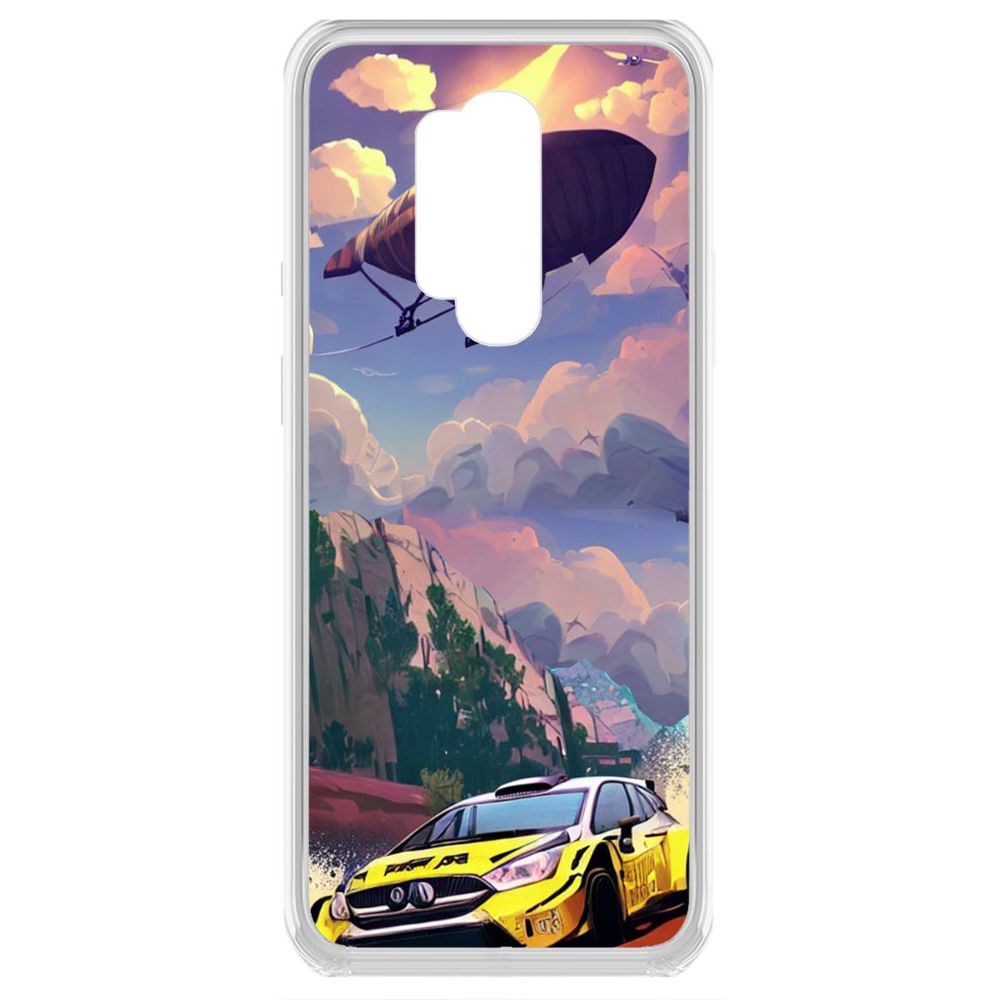 

Чехол-накладка Krutoff Clear Case Гонка для OnePlus 8 Pro