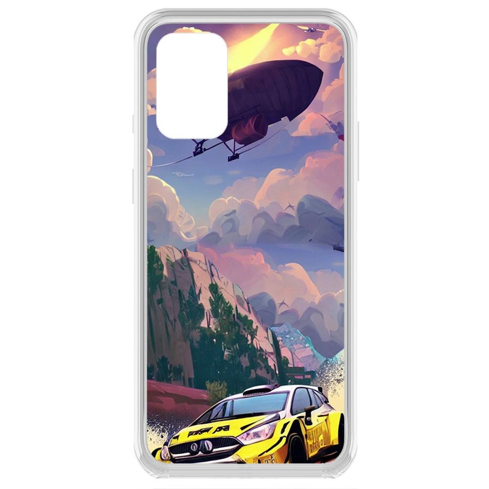 

Чехол-накладка Krutoff Clear Case Гонка для OnePlus 8T, Прозрачный