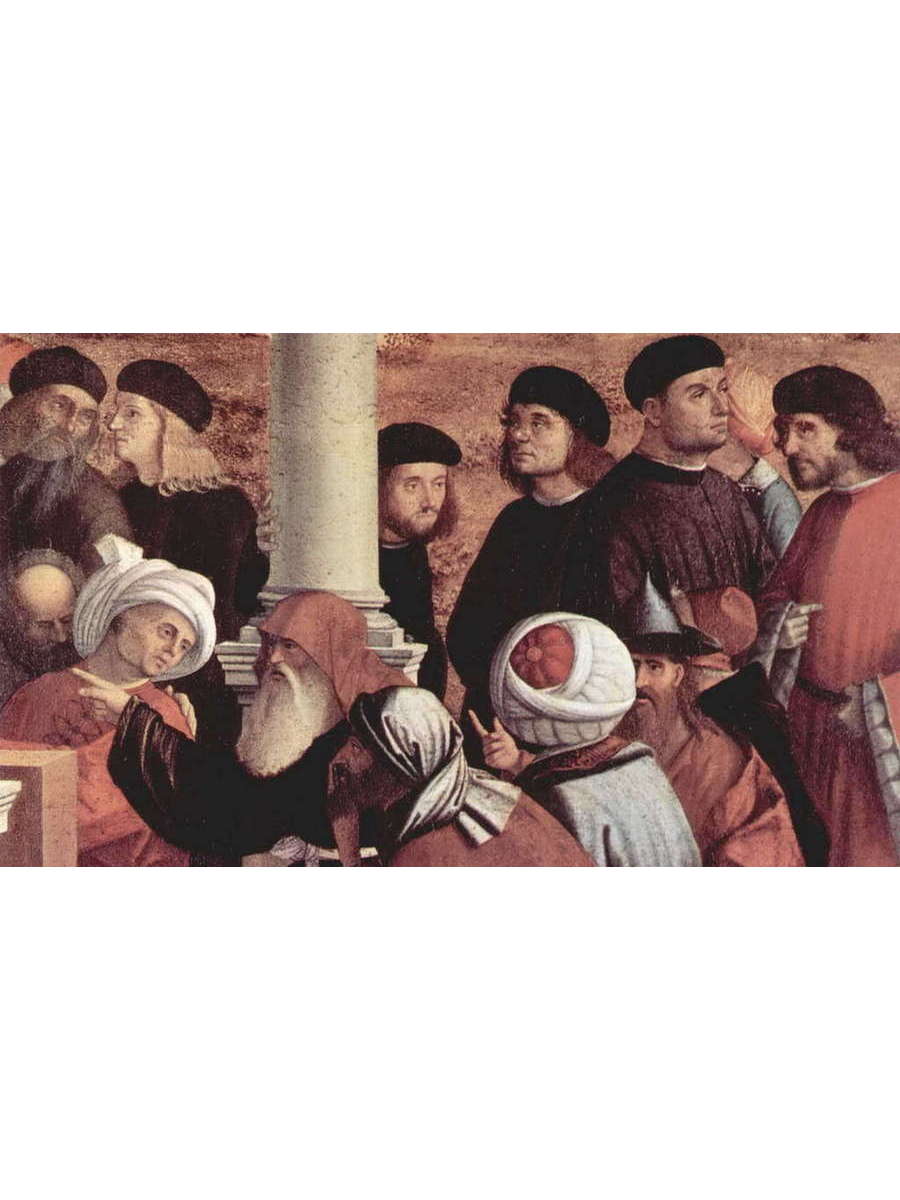 

Постер DRABS A2 Витторио Карпаччо Цикл картин к житию св. Стефана диспут св. Стефана.