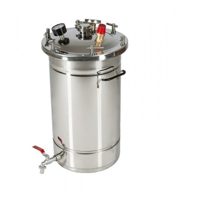 Автоклав Булат 32 л. ( 7 зажимов), нержавеющая сталь