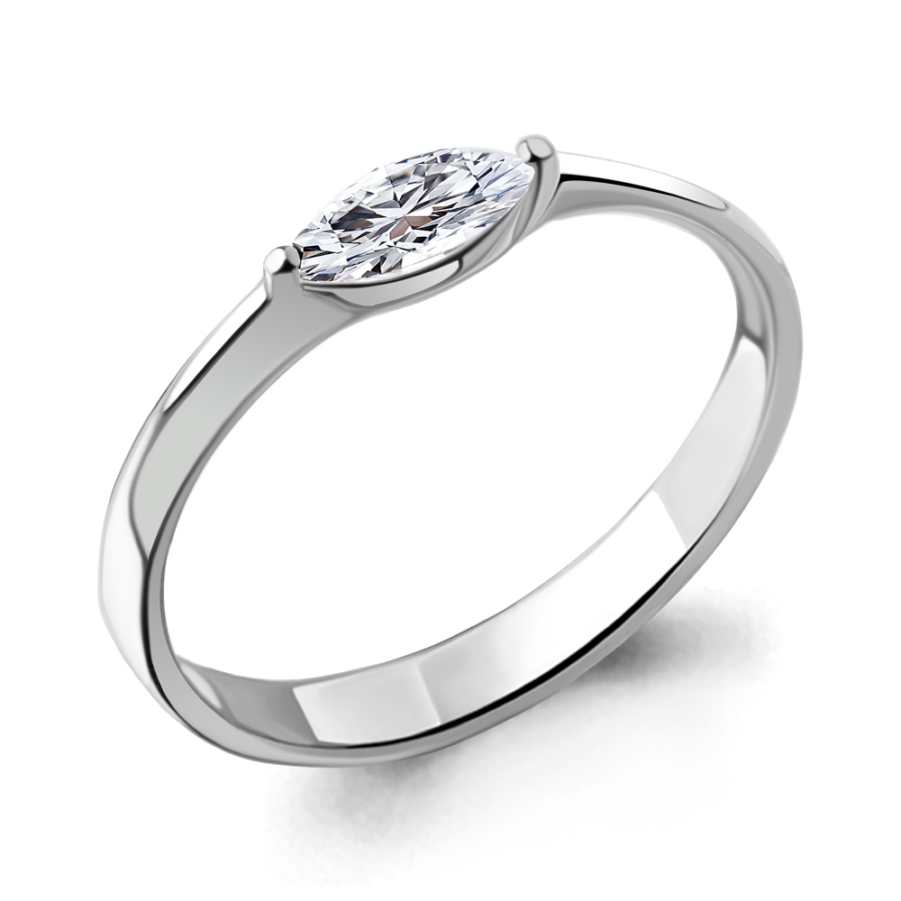 

Кольцо из серебра с фианитом Aquamarine Aquamarine 67232_925_р р. 17, 67232_925_р