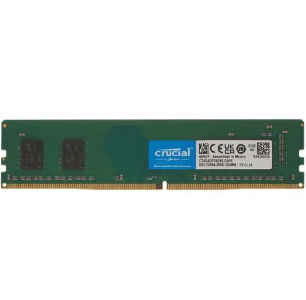 Оперативная память Crucial 8Gb DDR4 2666MHz (CT8G4DFS6266)