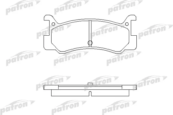 

Колодки тормозные дисковые задн DAIHATSU: CHARADE IV 93-99, CHARADE IV седан PATRON PBP482