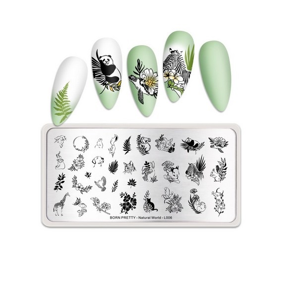 

Пластина для стемпинга Born Pretty Natural World №006