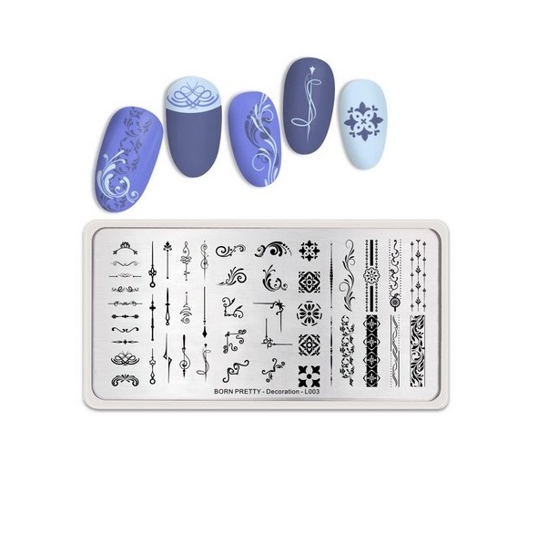 

Пластина для стемпинга Born Pretty Decoration №003