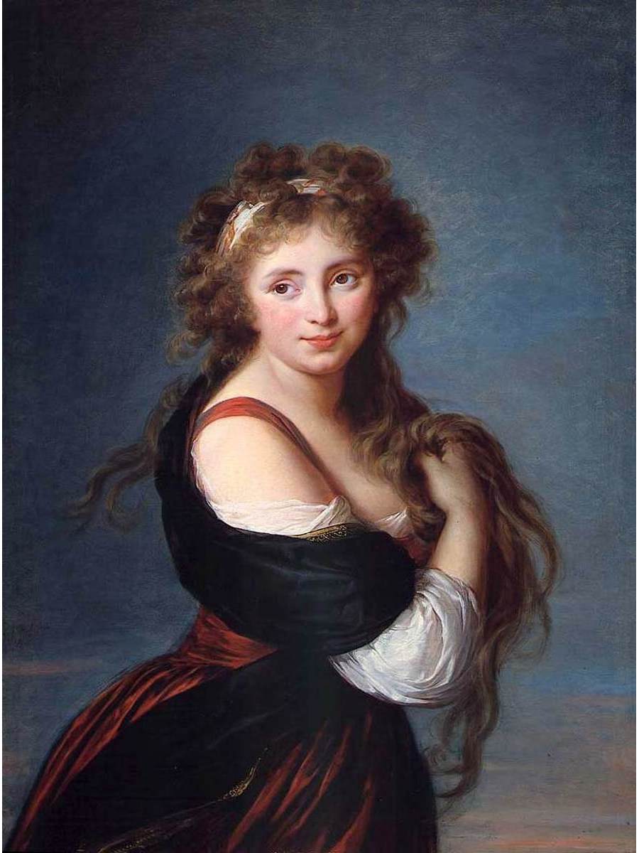 

Постер DRABS A2 Виже-Лебрён Элизабет Луиз Portrait of Hyacinthe Gabrielle Roland