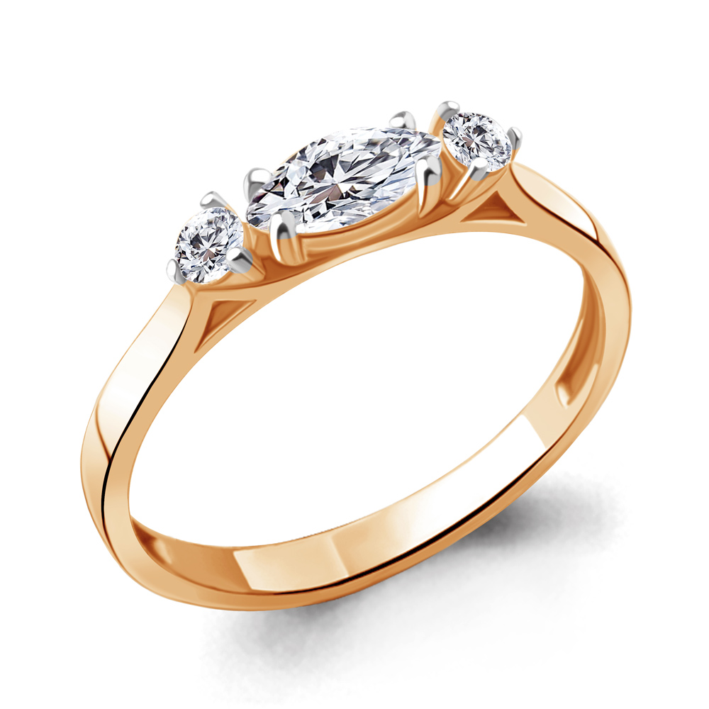 

Кольцо из серебра с фианитом Aquamarine Aquamarine 67230А_925_з р. 16,5, 67230А_925_з