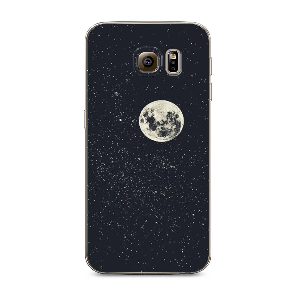 

Чехол на Samsung Galaxy S6 edge "Полнолуние", Красный, 24450-2