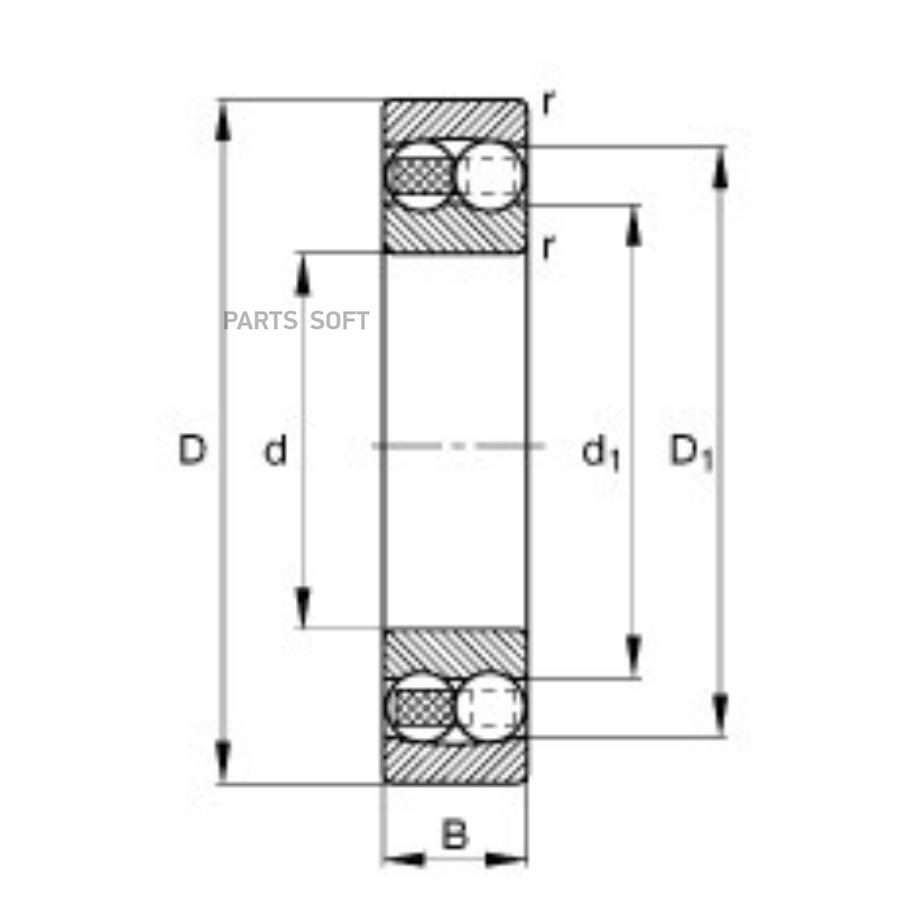 

Подшипник 1211 Etn9