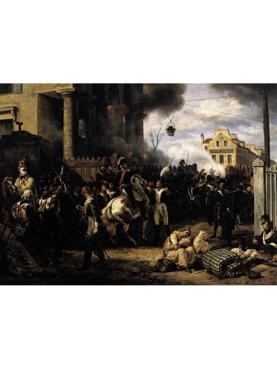 

Постер DRABS A2 Верне Эмиль Жан Орас The Gate at Clichy