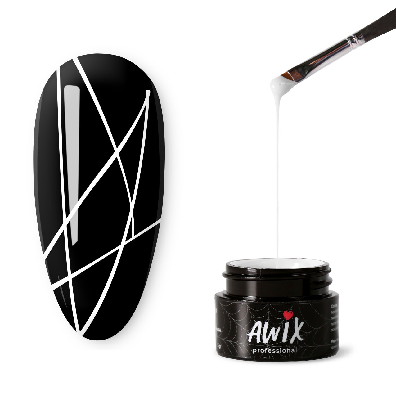 

Паутинка AWIX Professional Spider Gel White, Белый