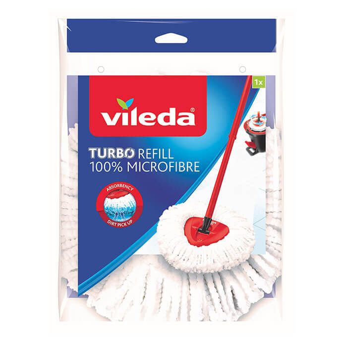 Сменная насадка для швабры Vileda Eco-Friendly Blue Microfiber 30 см