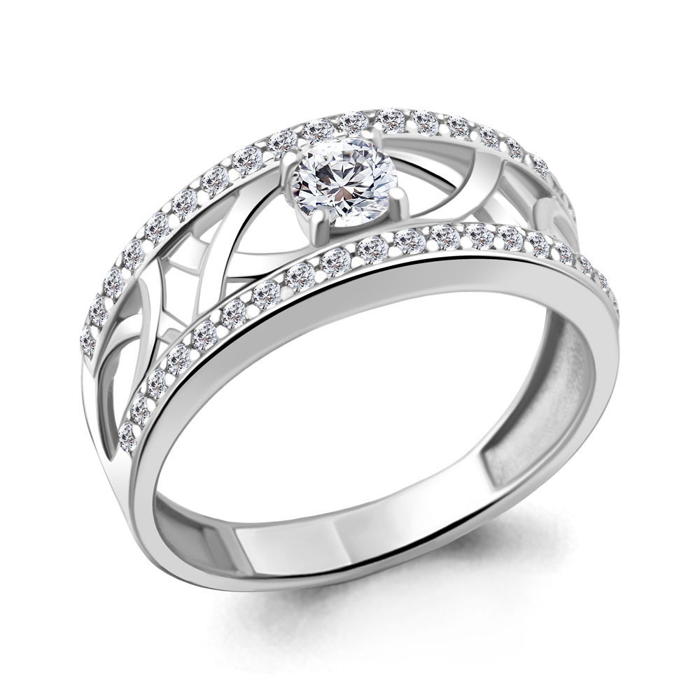 

Кольцо из серебра с фианитом Aquamarine Aquamarine 67226А_925_р р. 18,5, 67226А_925_р