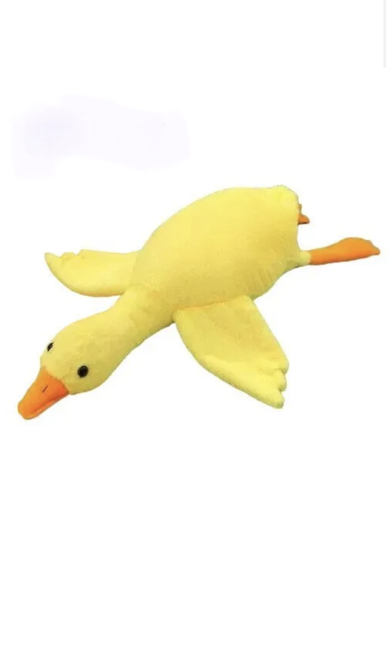фото Мягкая игрушка гусь обнимашка emily 190 желтый