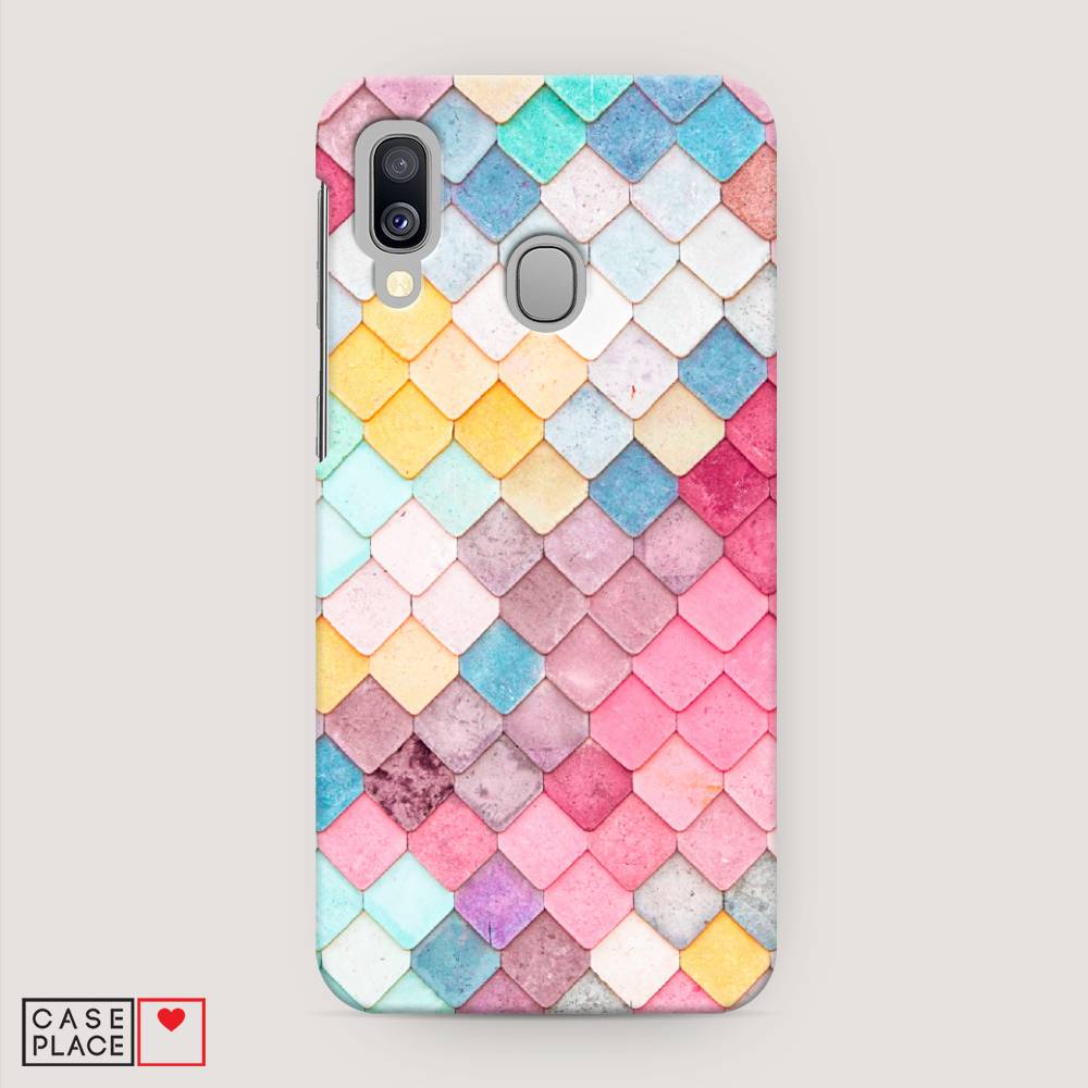 

Пластиковый чехол "Нежные ромбики" на Samsung Galaxy A40