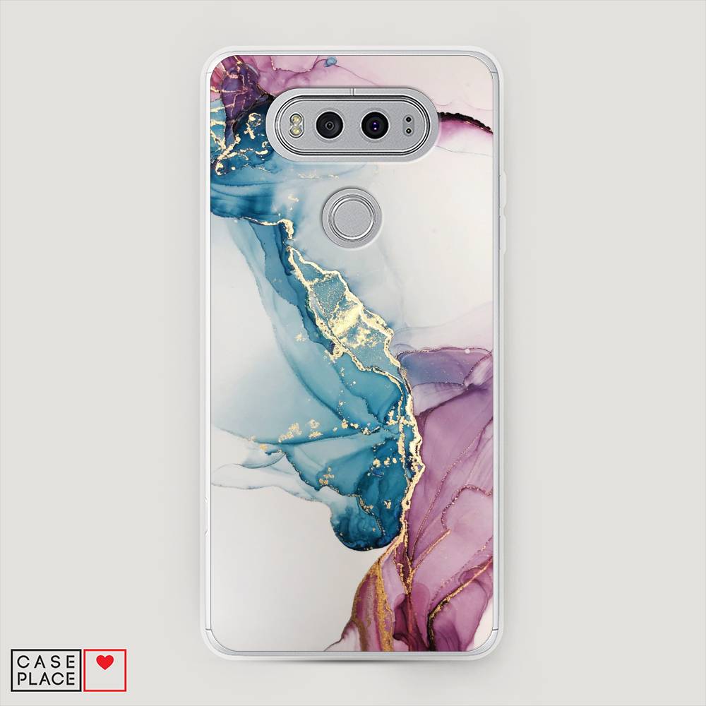 

Чехол на LG V20 "Розовые разводы рисунок", 83350-3