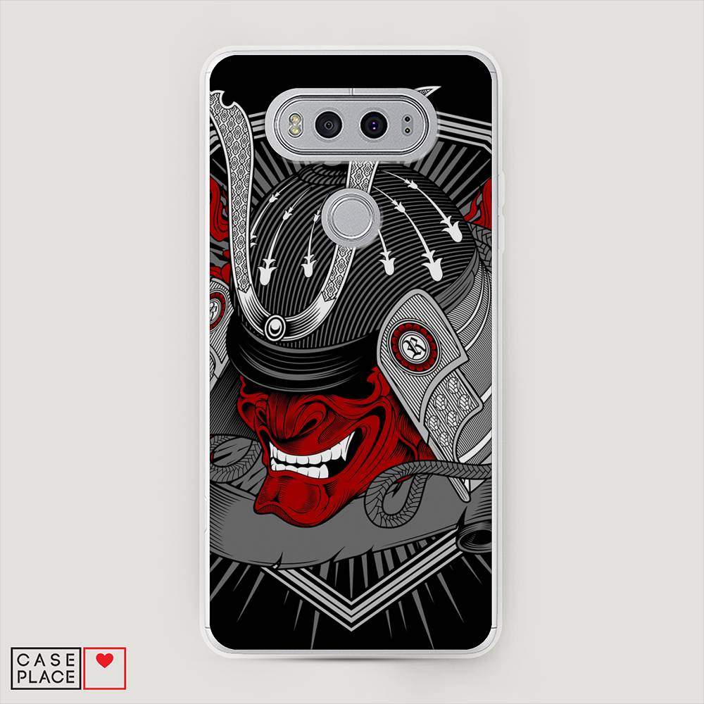 

Чехол на LG V20 "Красная маска самурая", Белый;красный;черный, 83350-4
