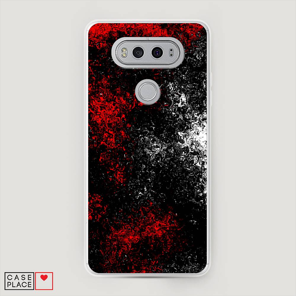 

Чехол на LG V20 "Монотипия", Красный;черный;белый, 83350-3