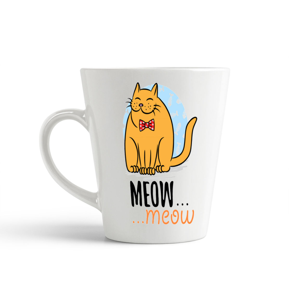 фото Кружка-латте coolpodarok прикол meow meow есть параон