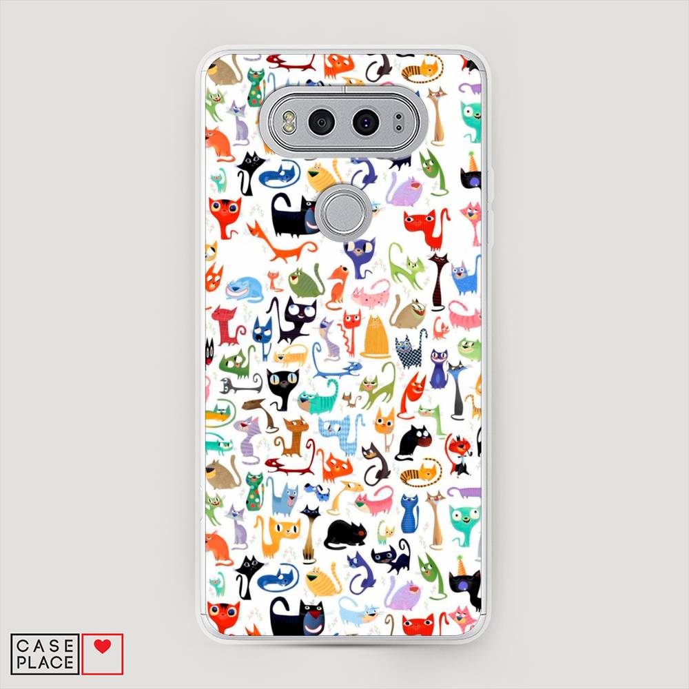 

Чехол на LG V20 "Цветные коты", Разноцветный, 83350-1