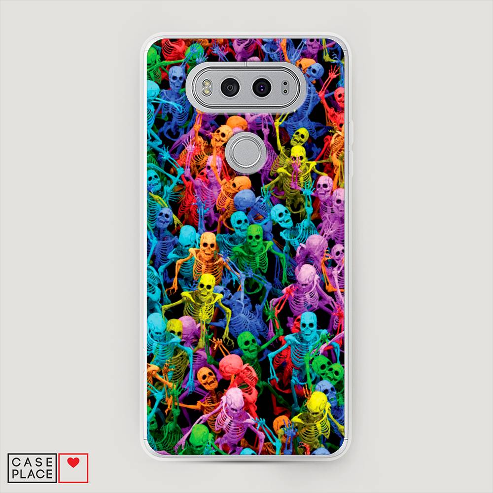 

Чехол на LG V20 "Вечеринка скелетов", Фиолетовый;желтый;оранжевый, 83350-6