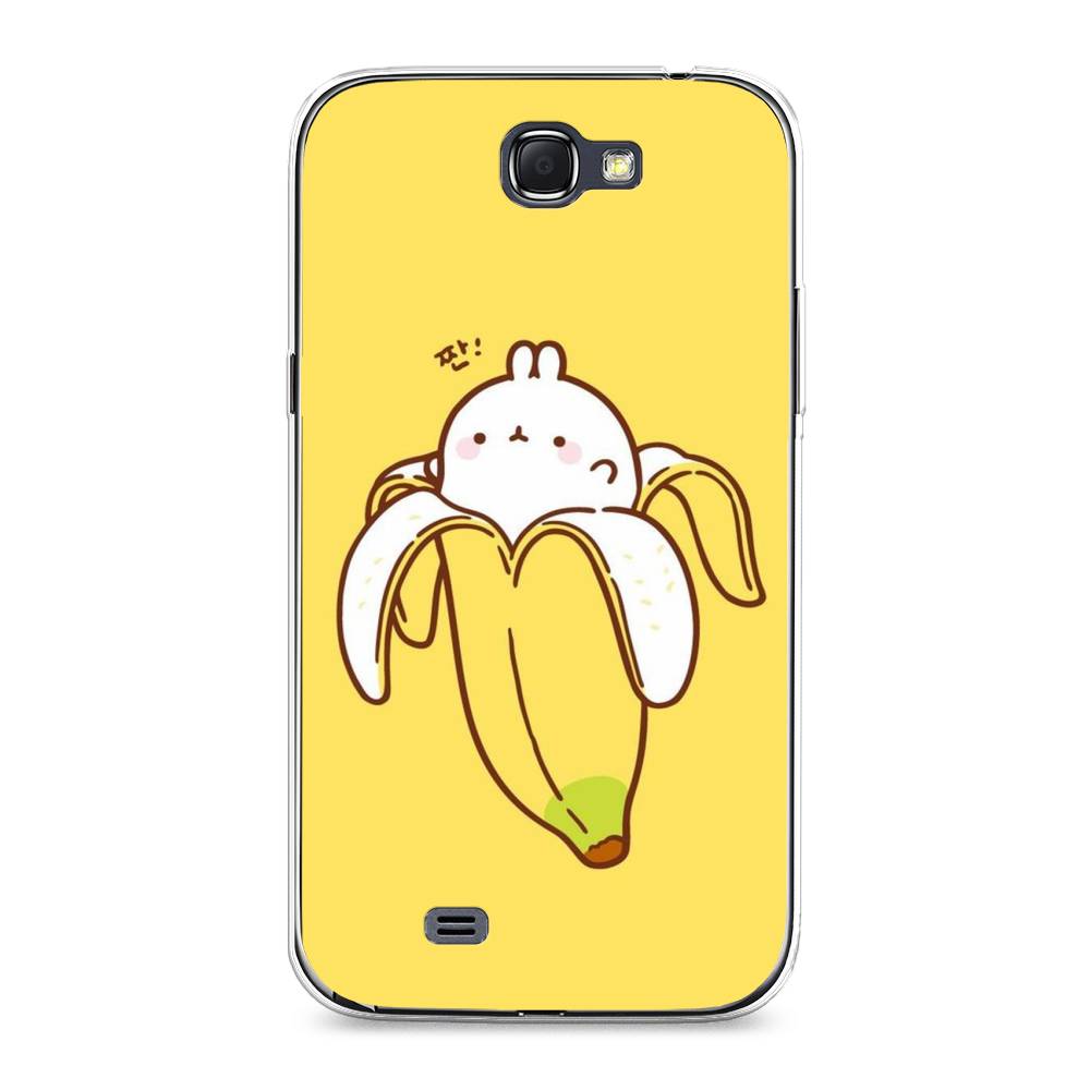 

Чехол Awog на Samsung Galaxy Note 2 / Самсунг Note 2 "Зайчик-бананчик", Желтый;белый, 23250-2