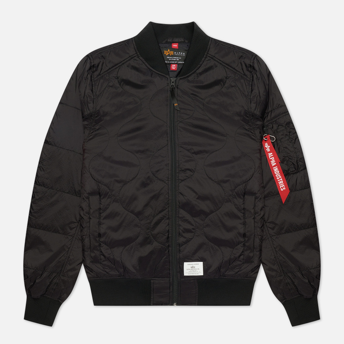 фото Бомбер мужской alpha industries ujq52000c1-001 черный m