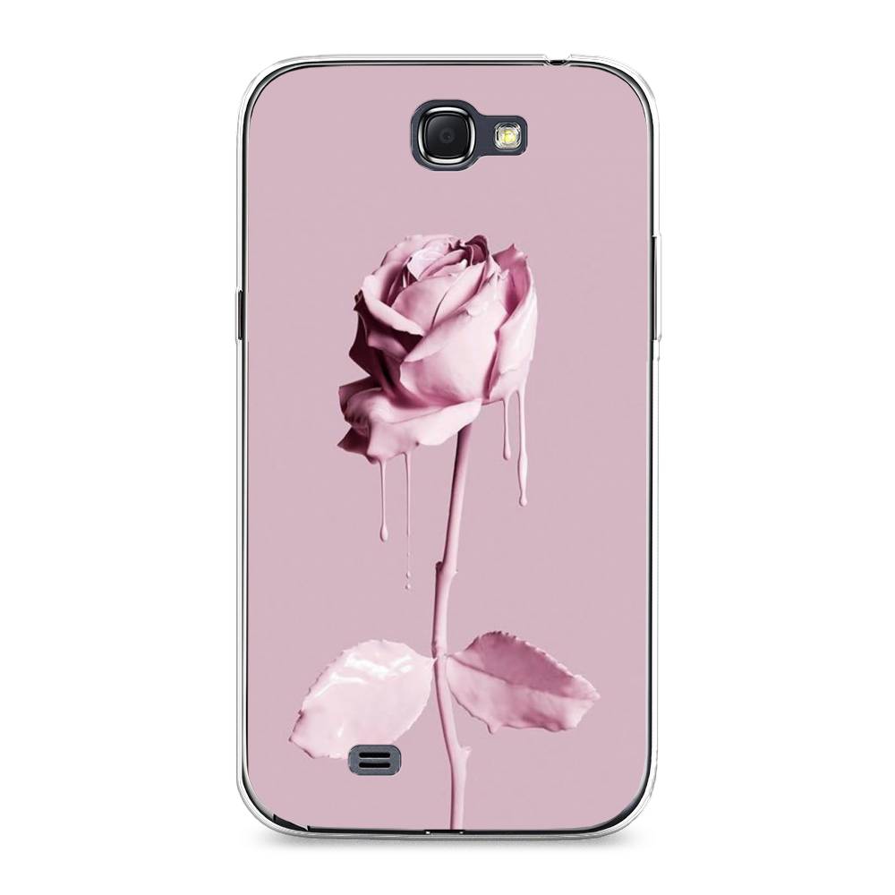 

Чехол Awog на Samsung Galaxy Note 2 / Самсунг Note 2 "Роза в краске", Белый;розовый, 23250-8