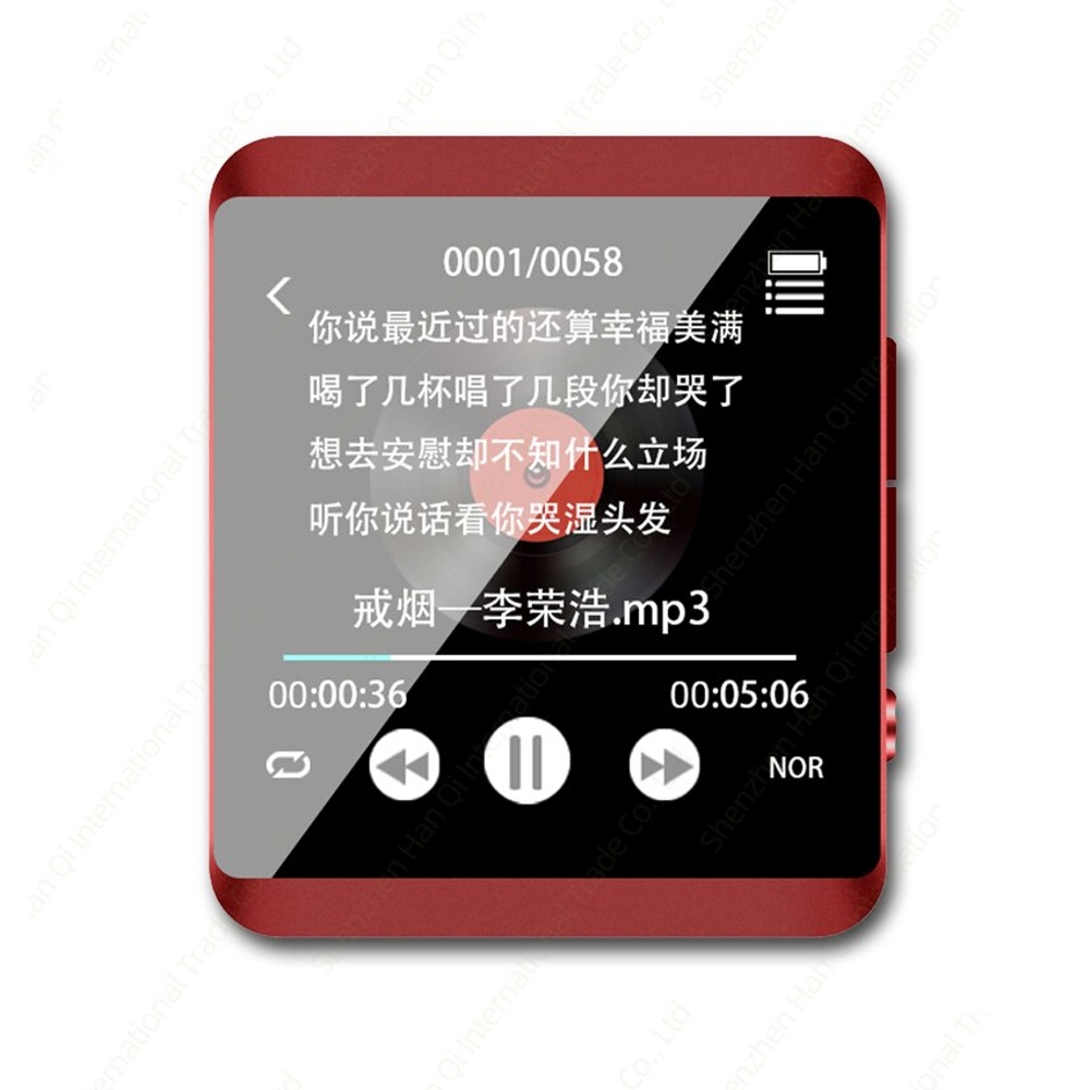

Flac/mp3 плеер RUIZU M5 16Гб красный, M5