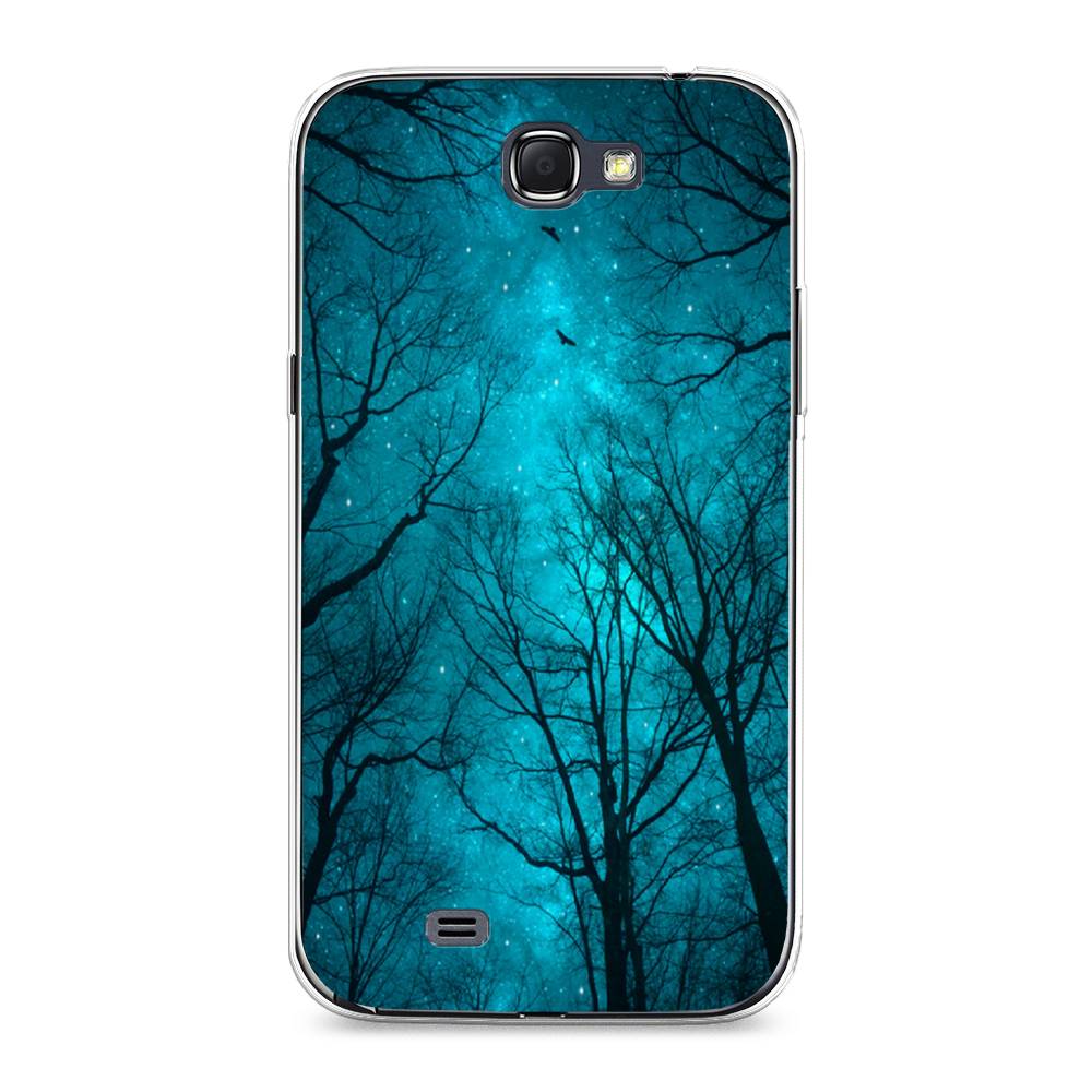 

Чехол Awog на Samsung Galaxy Note 2 / Самсунг Note 2 "Сказочный лес", Черный;голубой, 23250-4